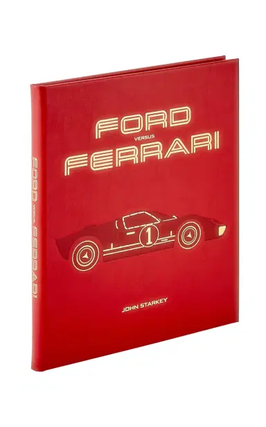 Graphic Image Ford Vs Ferrari Leather Hardcover Book - Red | Thumbnail 4 Graphic Image Ford Vs Ferrari Leather Hardcover Book - Red | Thumbnail 4