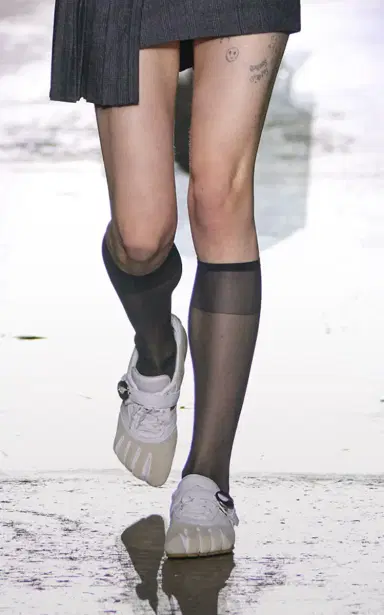 Coperni 5T Leather Ballerina Sneakers | Thumbnail 3 Coperni 5T Leather Ballerina Sneakers | Thumbnail 3