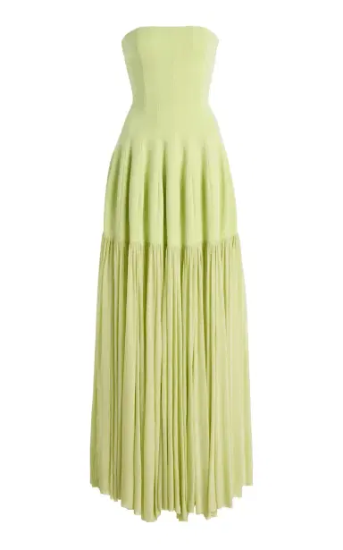 SIMKHAI Sandrine Crepe Bustier Midi Dress | Thumbnail 10 SIMKHAI Sandrine Crepe Bustier Midi Dress | Thumbnail 10