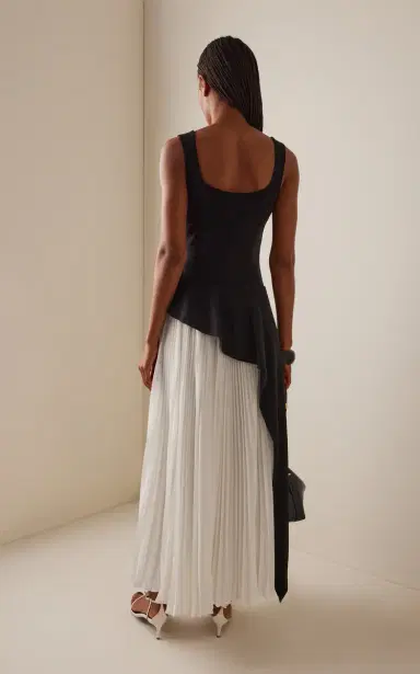 Simkhai Zayla Plisse Midi Dress | Thumbnail 4 Simkhai Zayla Plisse Midi Dress | Thumbnail 4