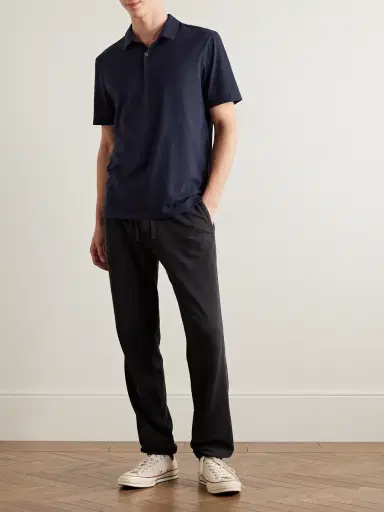 James Perse Supima Cotton-Jersey Polo Shirt - Men | Thumbnail 2 James Perse Supima Cotton-Jersey Polo Shirt - Men | Thumbnail 2
