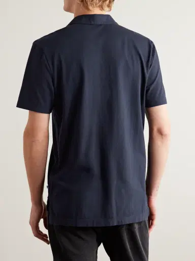 James Perse Supima Cotton-Jersey Polo Shirt - Men | Thumbnail 4 James Perse Supima Cotton-Jersey Polo Shirt - Men | Thumbnail 4