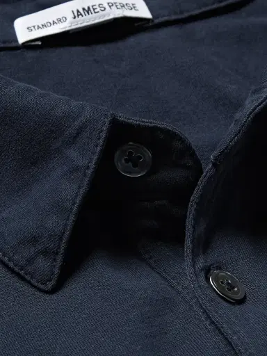 James Perse Supima Cotton-Jersey Polo Shirt - Men | Thumbnail 5 James Perse Supima Cotton-Jersey Polo Shirt - Men | Thumbnail 5