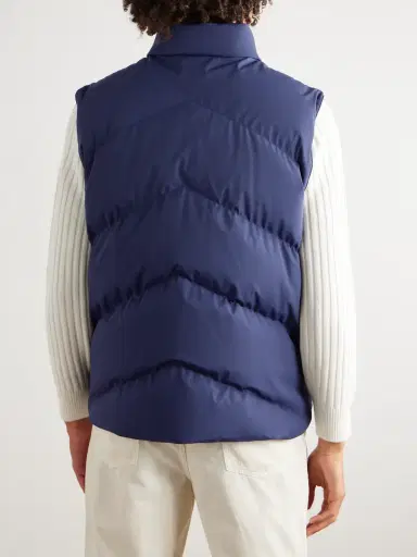 Brunello Cucinelli Quilted Shell Down Gilet - Men | Thumbnail 4 Brunello Cucinelli Quilted Shell Down Gilet - Men | Thumbnail 4