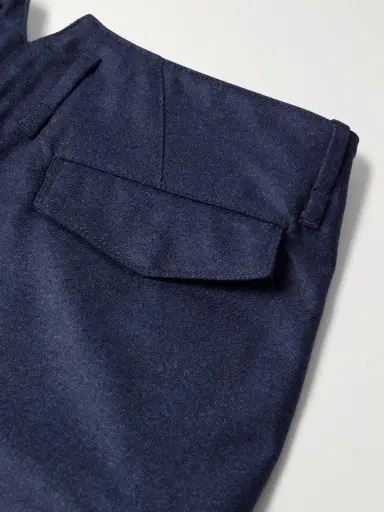 Brunello Cucinelli Straight-Leg Virgin Wool-Flannel Cargo Trousers - Men | Thumbnail 5 Brunello Cucinelli Straight-Leg Virgin Wool-Flannel Cargo Trousers - Men | Thumbnail 5