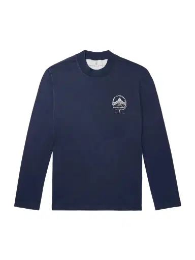 Brunello Cucinelli Slim-Fit Logo-Print Cotton-Jersey T-Shirt - Men | Thumbnail 1 Brunello Cucinelli Slim-Fit Logo-Print Cotton-Jersey T-Shirt - Men | Thumbnail 1