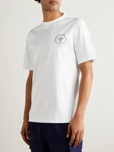Brunello Cucinelli Logo-Print Cotton-Piqué T-Shirt - Men | Thumbnail 3 Brunello Cucinelli Logo-Print Cotton-Piqué T-Shirt - Men | Thumbnail 3