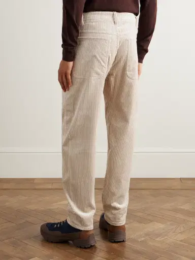 Brunello Cucinelli Slim-Fit Tapered Cotton-Corduroy Trousers - Men | Thumbnail 4 Brunello Cucinelli Slim-Fit Tapered Cotton-Corduroy Trousers - Men | Thumbnail 4