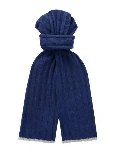 Brunello Cucinelli Ribbed Cashmere Scarf - Men | Thumbnail 1 Brunello Cucinelli Ribbed Cashmere Scarf - Men | Thumbnail 1