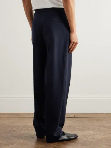 Loro Piana Breia Tapered Wool and Cashmere-Blend Trousers - Men | Thumbnail 4 Loro Piana Breia Tapered Wool and Cashmere-Blend Trousers - Men | Thumbnail 4