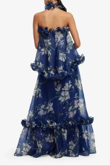 LEO LIN Michelle Ruffled Halterneck Top | Thumbnail 8 LEO LIN Michelle Ruffled Halterneck Top | Thumbnail 8
