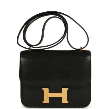 HERMÈS Hermes Constance 18 Black Chevre Chamkila Gold Hardware | Thumbnail 1 HERMÈS Hermes Constance 18 Black Chevre Chamkila Gold Hardware | Thumbnail 1