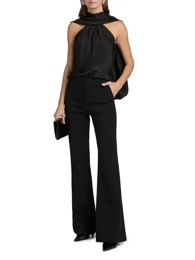Simkhai Women's Scarlett Cape Top - Black - Size 00 | Thumbnail 2 Simkhai Women's Scarlett Cape Top - Black - Size 00 | Thumbnail 2