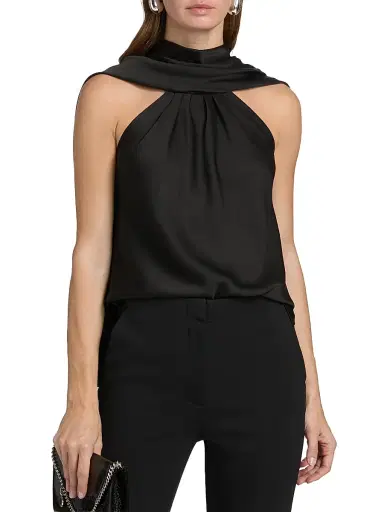 Simkhai Women's Scarlett Cape Top - Black - Size 00 | Thumbnail 3 Simkhai Women's Scarlett Cape Top - Black - Size 00 | Thumbnail 3