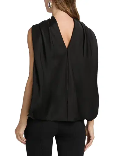 Simkhai Women's Scarlett Cape Top - Black - Size 00 | Thumbnail 5 Simkhai Women's Scarlett Cape Top - Black - Size 00 | Thumbnail 5