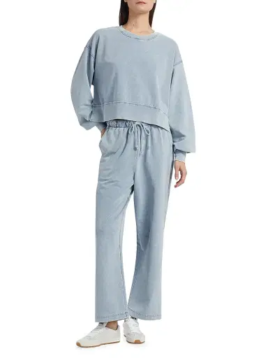 Stellae Dux Women's Stretch Cotton-Blend Long-Sleeve Top | Thumbnail 2 Stellae Dux Women's Stretch Cotton-Blend Long-Sleeve Top | Thumbnail 2