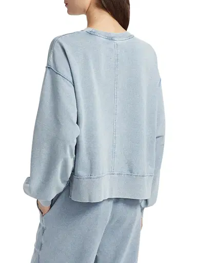 Stellae Dux Women's Stretch Cotton-Blend Long-Sleeve Top | Thumbnail 5 Stellae Dux Women's Stretch Cotton-Blend Long-Sleeve Top | Thumbnail 5