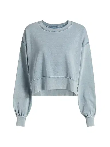 Stellae Dux Women's Stretch Cotton-Blend Long-Sleeve Top | Thumbnail 1 Stellae Dux Women's Stretch Cotton-Blend Long-Sleeve Top | Thumbnail 1