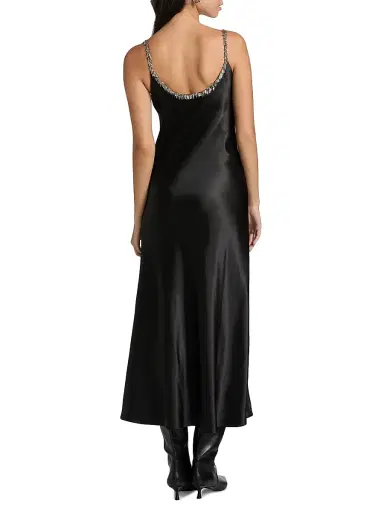 rag & bone Women's Alessia Beaded Scoopneck Maxi Dress - Black | Thumbnail 5 rag & bone Women's Alessia Beaded Scoopneck Maxi Dress - Black | Thumbnail 5