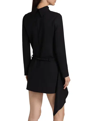 Oscar de la Renta Women's Crystal-Embellished Flower Belt Minidress | Thumbnail 5 Oscar de la Renta Women's Crystal-Embellished Flower Belt Minidress | Thumbnail 5