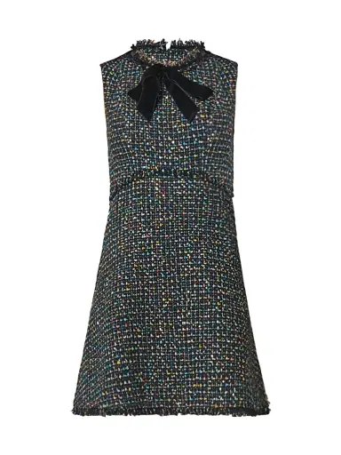 Shoshanna Women's Alicia Tweed Minidress - Jet Multi | Thumbnail 1 Shoshanna Women's Alicia Tweed Minidress - Jet Multi | Thumbnail 1
