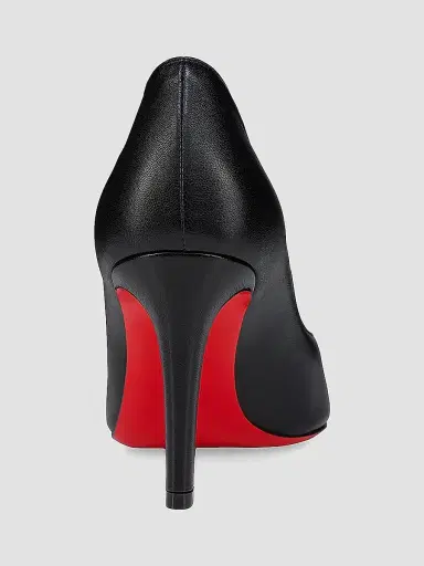 Christian Louboutin Women's Fannylove 85MM Leather Pumps - Black | Thumbnail 3 Christian Louboutin Women's Fannylove 85MM Leather Pumps - Black | Thumbnail 3