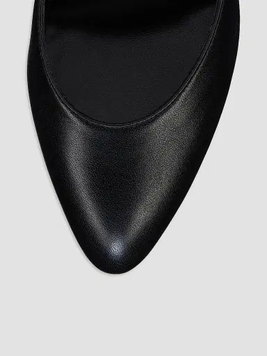 Christian Louboutin Women's Fannylove 85MM Leather Pumps - Black | Thumbnail 4 Christian Louboutin Women's Fannylove 85MM Leather Pumps - Black | Thumbnail 4