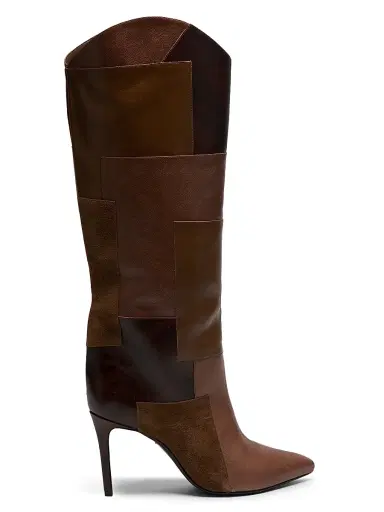 Schutz Women's Maryana 90MM Patchwork Leather Knee-High Boots | Thumbnail 1 Schutz Women's Maryana 90MM Patchwork Leather Knee-High Boots | Thumbnail 1