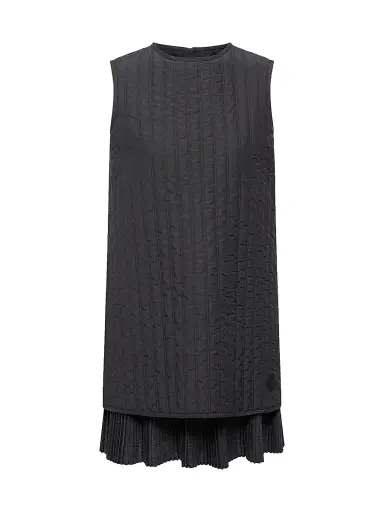 Moncler Women's Down-Filled Mini Dress - Black | Thumbnail 1 Moncler Women's Down-Filled Mini Dress - Black | Thumbnail 1