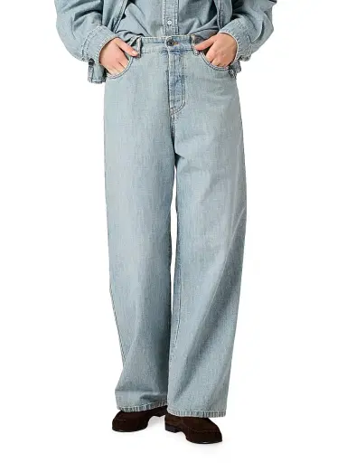 Miu Miu Women's Chambray Jeans - Blue - Size 27 | Thumbnail 2 Miu Miu Women's Chambray Jeans - Blue - Size 27 | Thumbnail 2