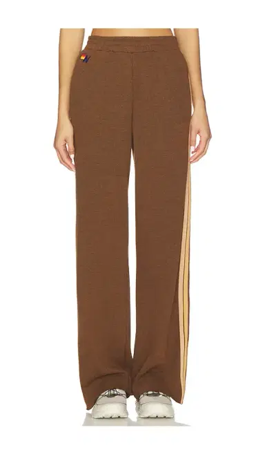 Aviator Nation 5 Stripe Wide Leg Pocket Sweatpant | Thumbnail 1 Aviator Nation 5 Stripe Wide Leg Pocket Sweatpant | Thumbnail 1