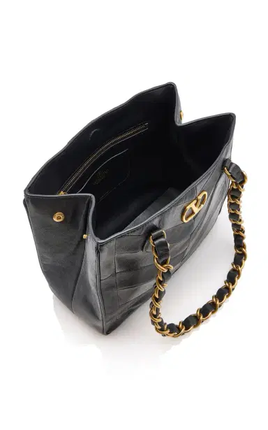 Valentino Garavani Jean Small Leather Shoulder Bag | Thumbnail 5 Valentino Garavani Jean Small Leather Shoulder Bag | Thumbnail 5