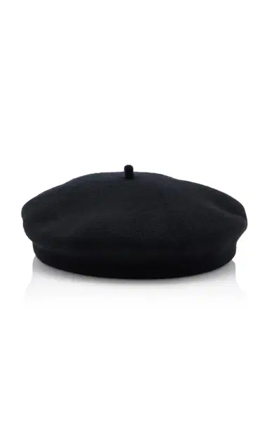 Valentino Garavani VLogo Signature Wool Beret | Thumbnail 5 Valentino Garavani VLogo Signature Wool Beret | Thumbnail 5