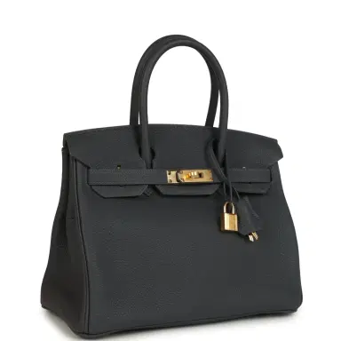 HERMÈS Hermes Birkin 30 Ardoise Togo Gold Hardware | Thumbnail 2 HERMÈS Hermes Birkin 30 Ardoise Togo Gold Hardware | Thumbnail 2
