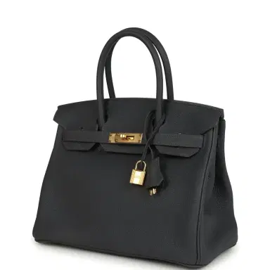 HERMÈS Hermes Birkin 30 Ardoise Togo Gold Hardware | Thumbnail 3 HERMÈS Hermes Birkin 30 Ardoise Togo Gold Hardware | Thumbnail 3
