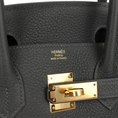HERMÈS Hermes Birkin 30 Ardoise Togo Gold Hardware | Thumbnail 7 HERMÈS Hermes Birkin 30 Ardoise Togo Gold Hardware | Thumbnail 7