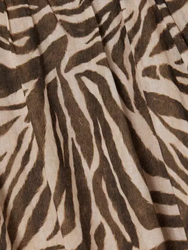 Zimmermann Wanderlust Gathered Zebra-print Cotton Maxi Dress | Thumbnail 4 Zimmermann Wanderlust Gathered Zebra-print Cotton Maxi Dress | Thumbnail 4