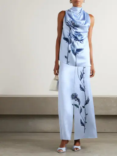 Altuzarra Kat Floral-print Silk-satin Maxi Skirt | Thumbnail 2 Altuzarra Kat Floral-print Silk-satin Maxi Skirt | Thumbnail 2