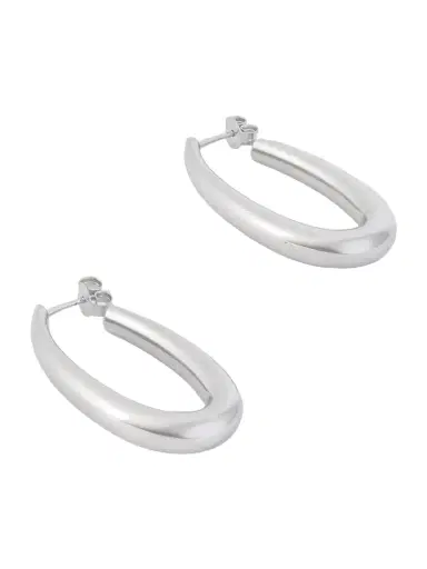 Gabriela Hearst Sterling Silver Hoop Earrings | Thumbnail 1 Gabriela Hearst Sterling Silver Hoop Earrings | Thumbnail 1
