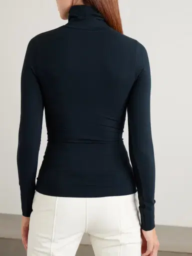 Perfect Moment Ribbed Thermal Modal-blend Turtleneck Top | Thumbnail 4 Perfect Moment Ribbed Thermal Modal-blend Turtleneck Top | Thumbnail 4