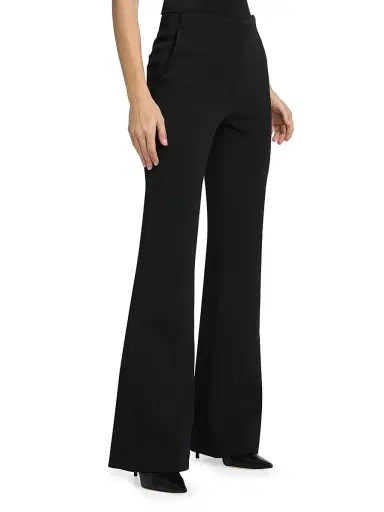 Simkhai Women's Kenna Flare Trousers - Black - Size 0 | Thumbnail 4 Simkhai Women's Kenna Flare Trousers - Black - Size 0 | Thumbnail 4