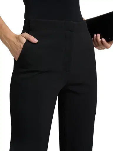 Simkhai Women's Kenna Flare Trousers - Black - Size 0 | Thumbnail 6 Simkhai Women's Kenna Flare Trousers - Black - Size 0 | Thumbnail 6