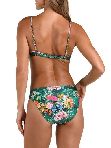 L'AGENCE Women's Charonda Butterfly Yazmin Printed Triangle Bra Top | Thumbnail 4 L'AGENCE Women's Charonda Butterfly Yazmin Printed Triangle Bra Top | Thumbnail 4