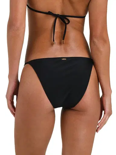 L'AGENCE Women's Solids Violet String Bikini Bottom - Black | Thumbnail 3 L'AGENCE Women's Solids Violet String Bikini Bottom - Black | Thumbnail 3
