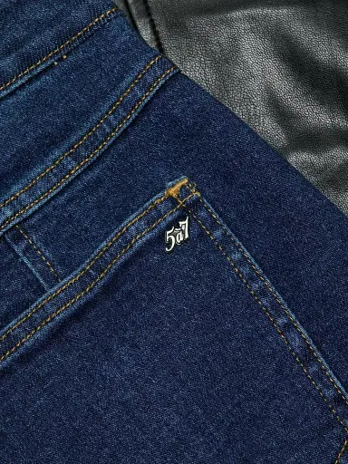 Cinq à Sept Women's Joan Faux-Leather Panel Jeans | Thumbnail 7 Cinq à Sept Women's Joan Faux-Leather Panel Jeans | Thumbnail 7