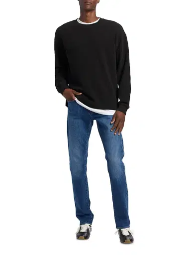 Frame Men's Waffle-Textured Crewneck T-Shirt | Thumbnail 2 Frame Men's Waffle-Textured Crewneck T-Shirt | Thumbnail 2