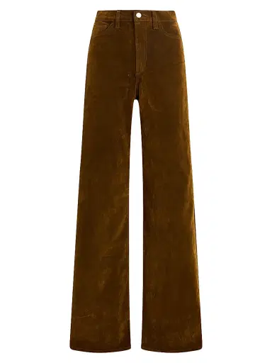 Joe's Jeans Women's The Mia Stretch Flocked Wide-Leg Jeans - Bronze Brown | Thumbnail 1 Joe's Jeans Women's The Mia Stretch Flocked Wide-Leg Jeans - Bronze Brown | Thumbnail 1