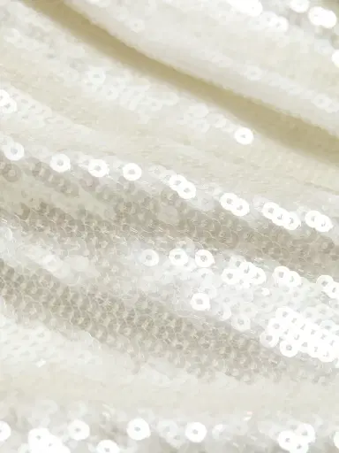 Milly Women's Reed Sequined Pants - White | Thumbnail 7 Milly Women's Reed Sequined Pants - White | Thumbnail 7