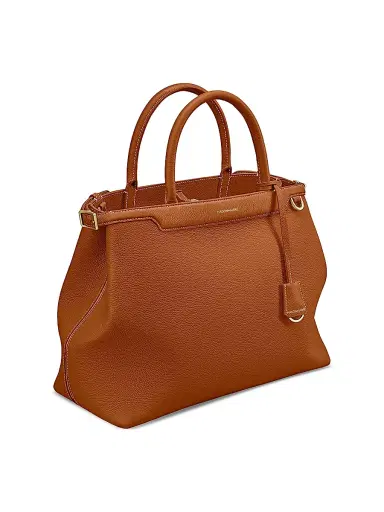 MAISON de SABRÉ Women's The Palais Top Handle Bag - Pecan Brown | Thumbnail 4 MAISON de SABRÉ Women's The Palais Top Handle Bag - Pecan Brown | Thumbnail 4