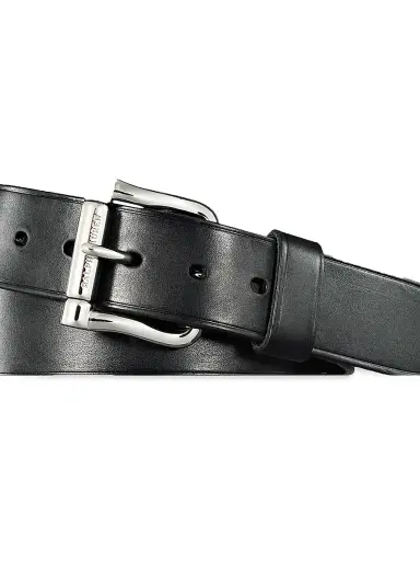 Polo Ralph Lauren Men's Chunky Roller-Buckle Leather Belt - Black | Thumbnail 3 Polo Ralph Lauren Men's Chunky Roller-Buckle Leather Belt - Black | Thumbnail 3